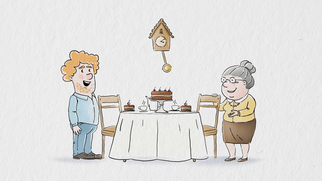 Krzysiek u Babci - animacja do internetowej reklamy Erif