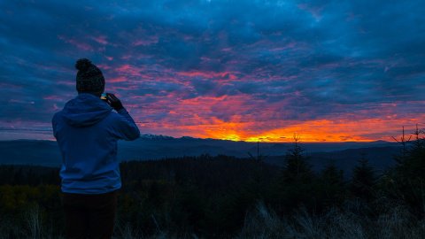 Michał o wschodzie słońca